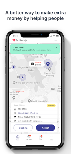 Android application Buddy Workforce - Work & Earn screenshort