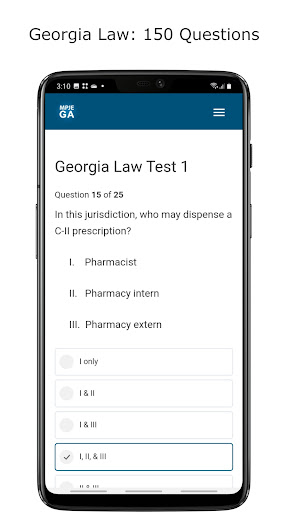 MPJE Georgia Test Prep Screen 3