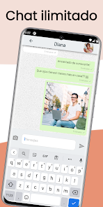 Captura de Pantalla 4 Ligues chat citas QueContactos android