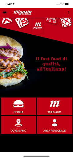 Android application MiGusta Roma screenshort