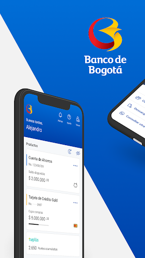 Android application Banco de Bogotá screenshort