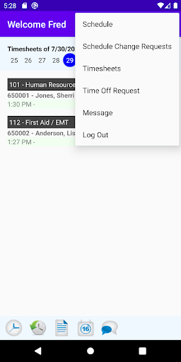 Manager Portal Screen 2