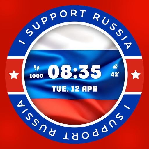 Russia National Flag Watchface logo