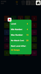 Swap n Merge Numbers: Match 3 Block Puzzle