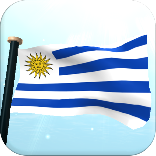 Uruguay Flag 3D Live Wallpaper logo