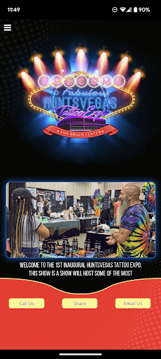 Android application HuntsVegas Tattoo Expo screenshort