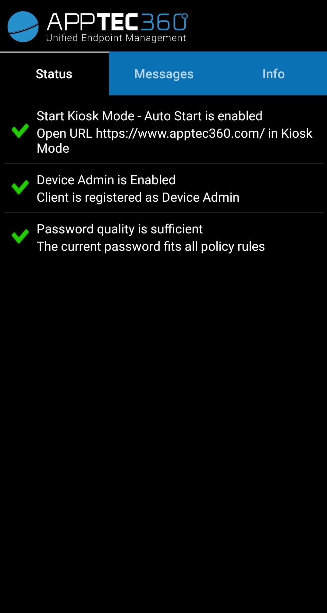 Android application AppTec MDM Agent screenshort