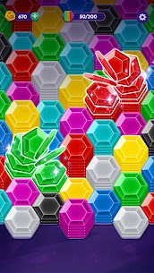 Jewel Hexa Stack: Diamond Sort 2