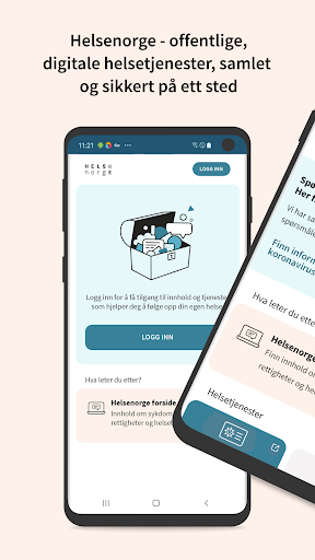 Android application Helsenorge screenshort