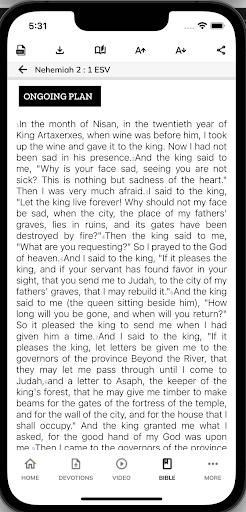 Android application Solid Food Bible Study screenshort