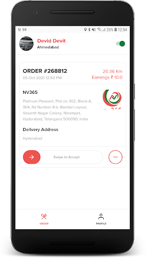 Android application NV365 Driver screenshort