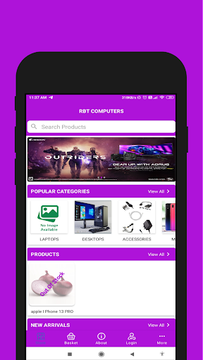 Android application RBT Computers screenshort