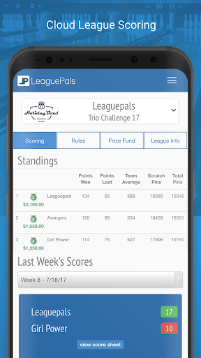 LeaguePals - League Bowling Screen 2