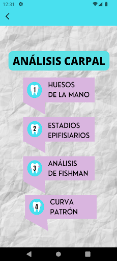 Análisis Carpal Screen 3