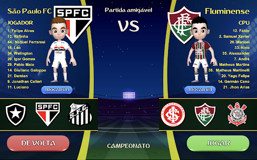Android application Brazilian Championship Game screenshort
