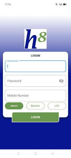Android application H8SSRMS CLOUD screenshort