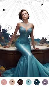 Gown Color by Number Book Unknown