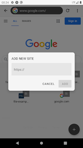 Whitelist Browser - Safe Brows