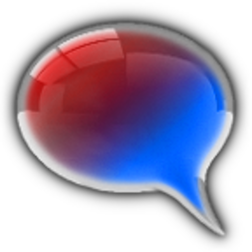 GO SMS Royal Crimson Glass 1.3 Icon