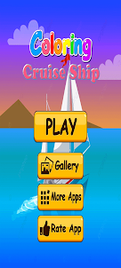 Coloring Cruise Ship