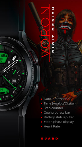 Voron GUARD Hybrid Watch Face Screen 2