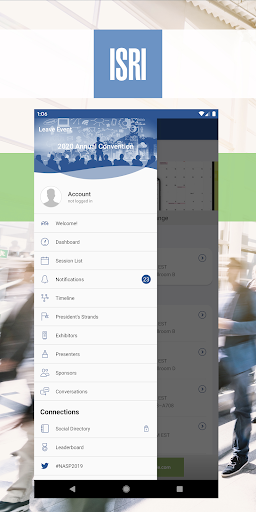 Android application ISRI Connect screenshort