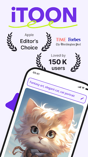 Android application iToon: AI Art Generator screenshort