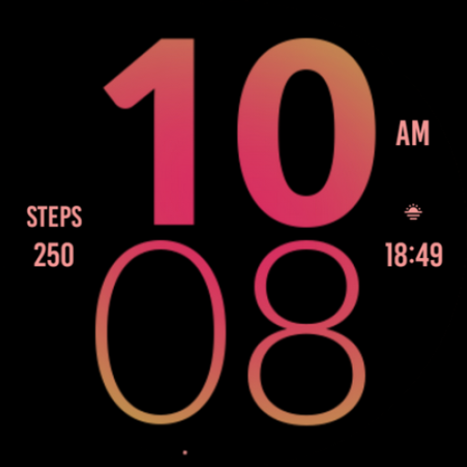 Watermelon Large Watch Face logo