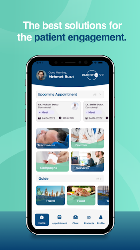 Android application Patient Hub 360 - Patient screenshort