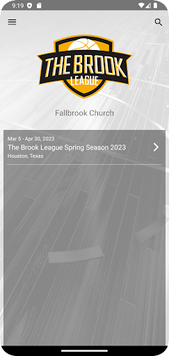 Android application The Brook League screenshort
