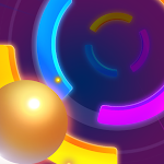 Cover Image of Herunterladen Tanzende Farbe: Smash Circles 3.4 APK