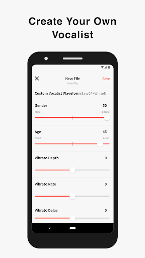 Screenshot of Lyric Creator