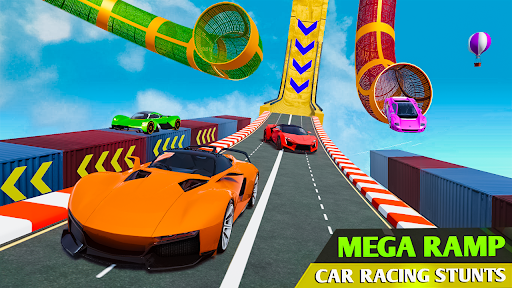GT Car Parkour Game Sky Racing Screen 3
