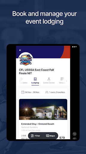 Screenshot of USSSA