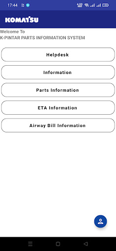 KOMATSU PINTAR (K-PINTAR) Screen 2