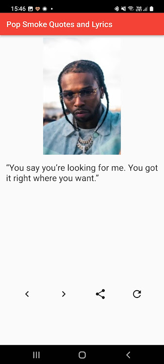 Pop Smoke Quotes and Lyrics - 1.0.0 - (Android)