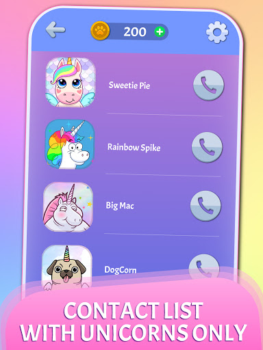 Fake Call Unicorn Prank Games Screen 2