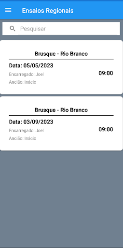 Calendário Musical CCB - SC Screen 3