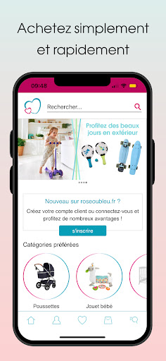 Android application roseoubleu.fr screenshort