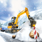 Cover Image of Скачать Offroad Snow Excavator Constru  APK
