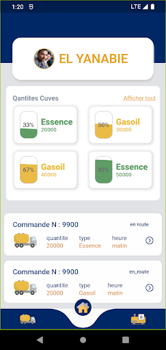 Android application Mahatat El Khadamat El Yanabie screenshort