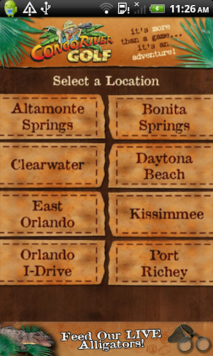 Congo River Golf Scorecard App Screen 2