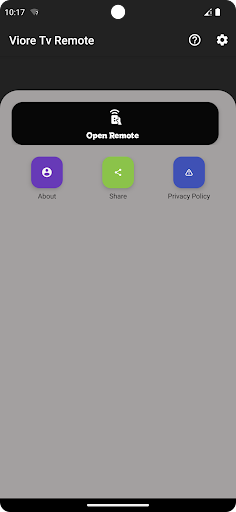 Android application Remote Control For Vior TV screenshort