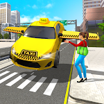 City Taxi Driving Simulator Game: Flying Car Games Apk