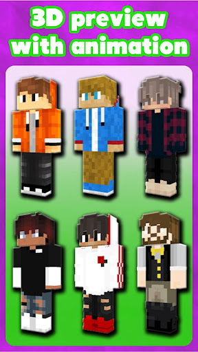 Boy Skins for Minecraft PE Screen 2