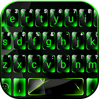 Тема для клавиатуры Green Glass Tech
