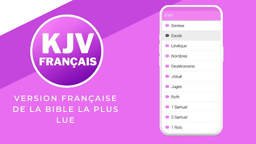 Android application KJV Bible en Français screenshort