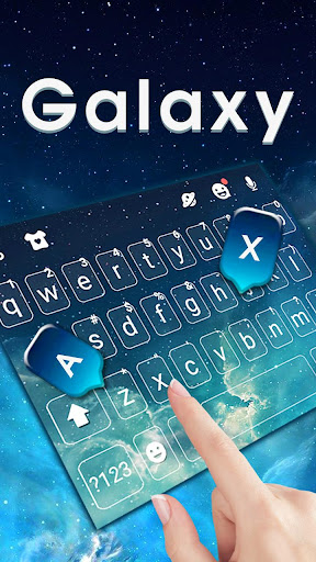 Simple Galaxy Keyboard Theme 6.0.1117_8 screenshots 3