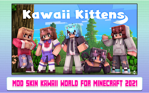Mod Kawaii World for Minecraft 2022