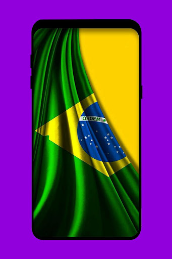 Android application Brazil Flag wallpaper screenshort